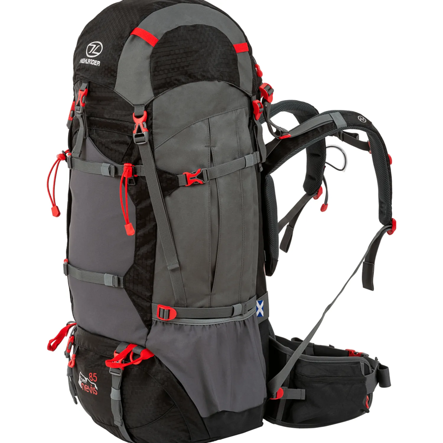 Online Highlander Ben Nevis Rygsaek - 85 Liter - Sort
