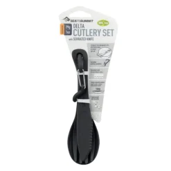 Hot Sea To Summit Bestiksaet - Delta Cutlery Set Grey