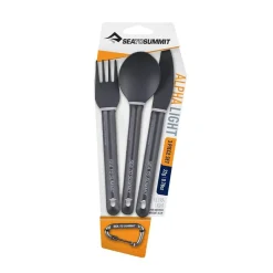 Clearance Sea To Summit Bestiksaet - Alphalight Cutlery Set - 3 Dele