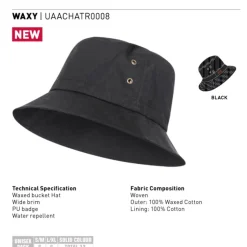Outlet Trespass Bollehat - Waxy - Unisex - Vandafvisende