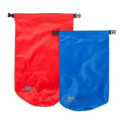 Cheap Trespass Dry Bag Saet - 10L Bla Og 15L Rod