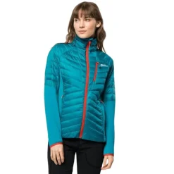 Hot Jack Wolfskin Dunjakke Til Dame - Nebelhorn Down Hybrid W - Bla