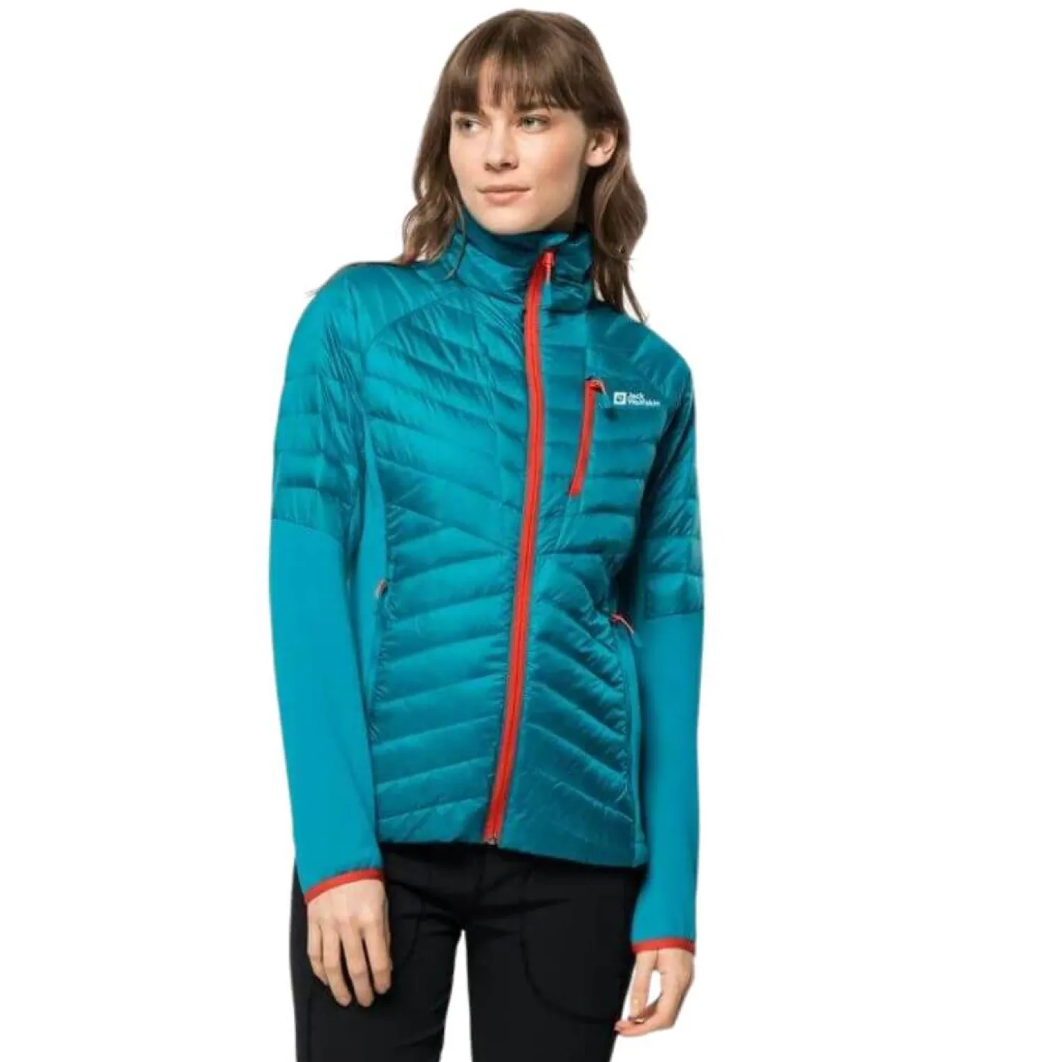 Hot Jack Wolfskin Dunjakke Til Dame - Nebelhorn Down Hybrid W - Bla