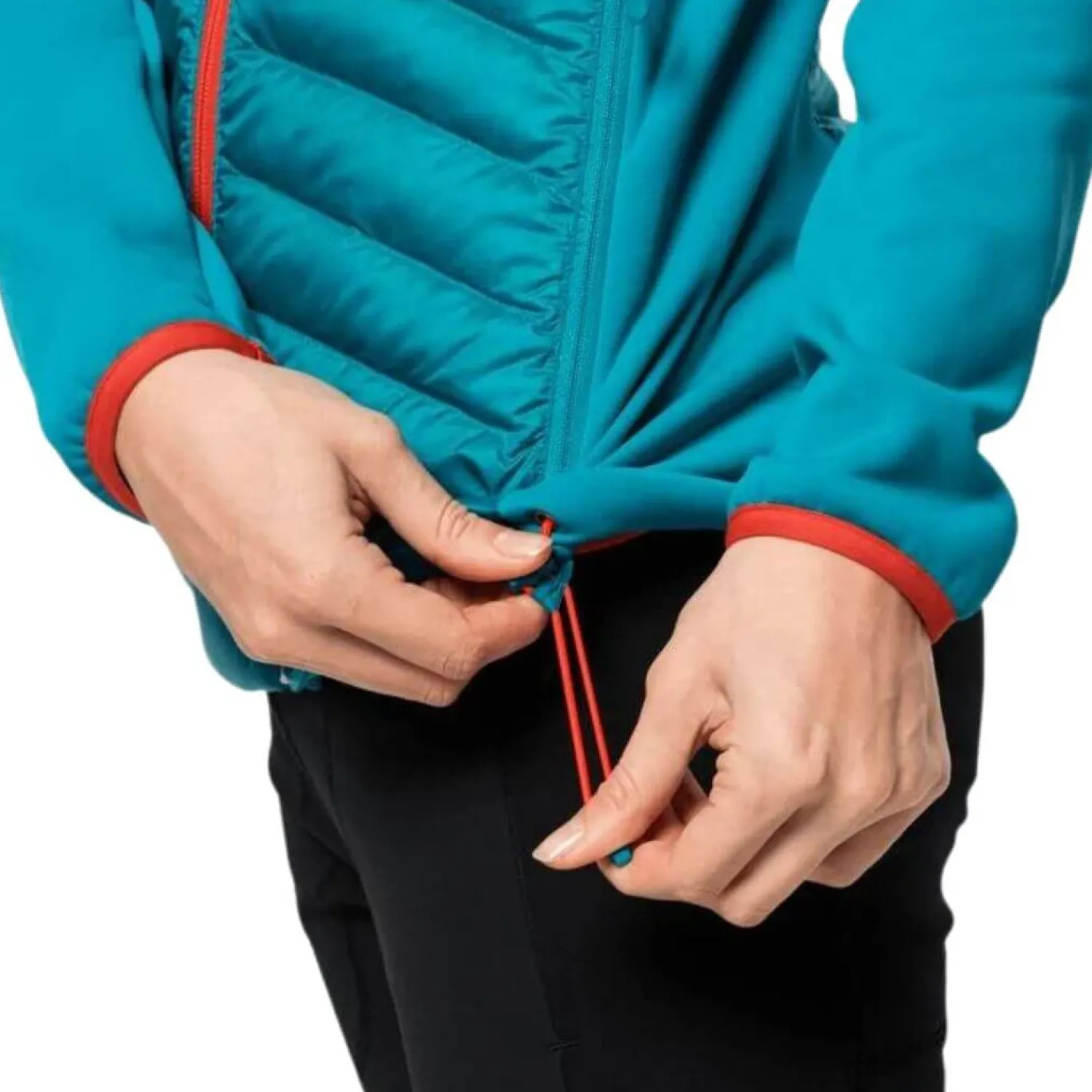 Hot Jack Wolfskin Dunjakke Til Dame - Nebelhorn Down Hybrid W - Bla