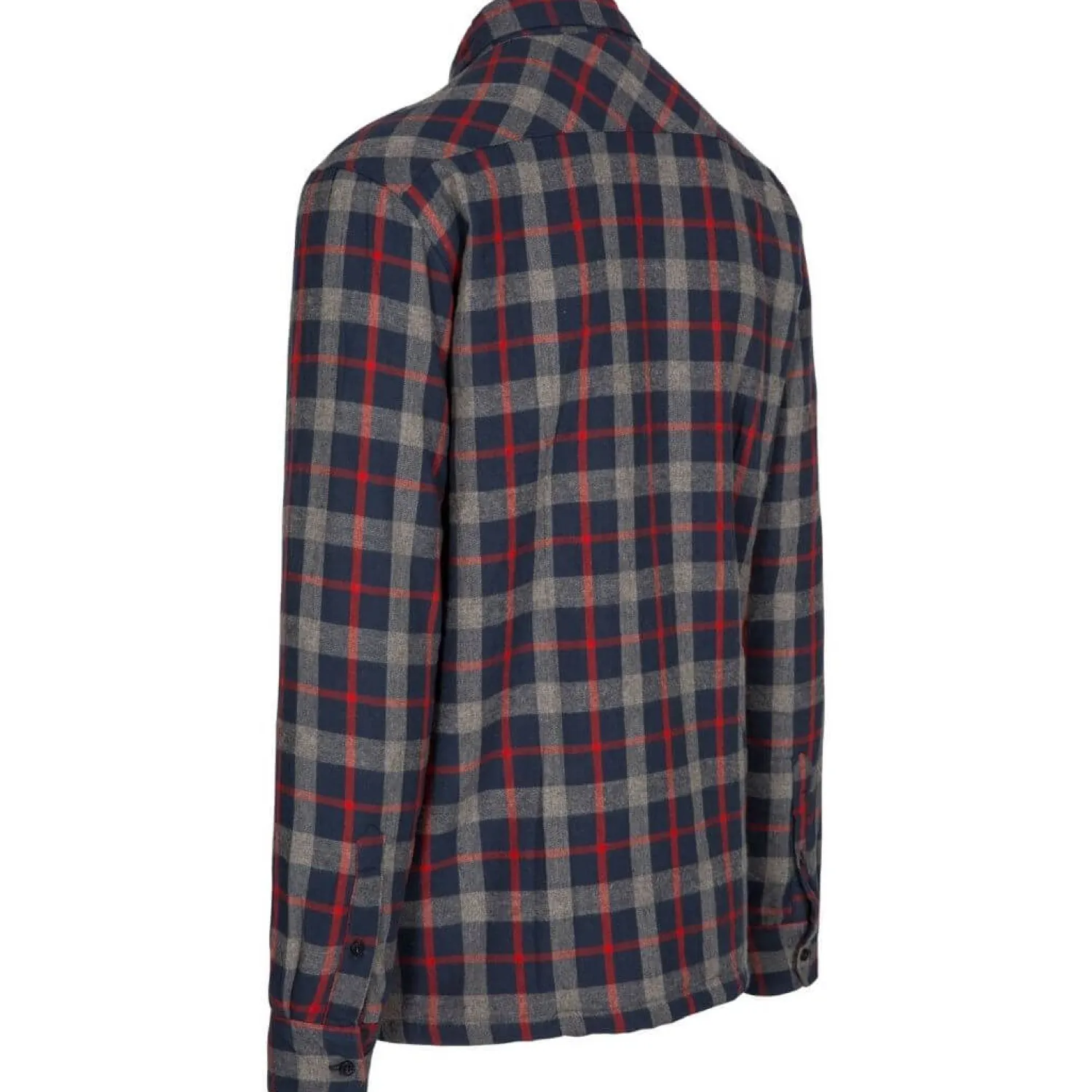 Cheap Trespass Fleece Skjorte Til Herre - Rapeseed - Navy Check