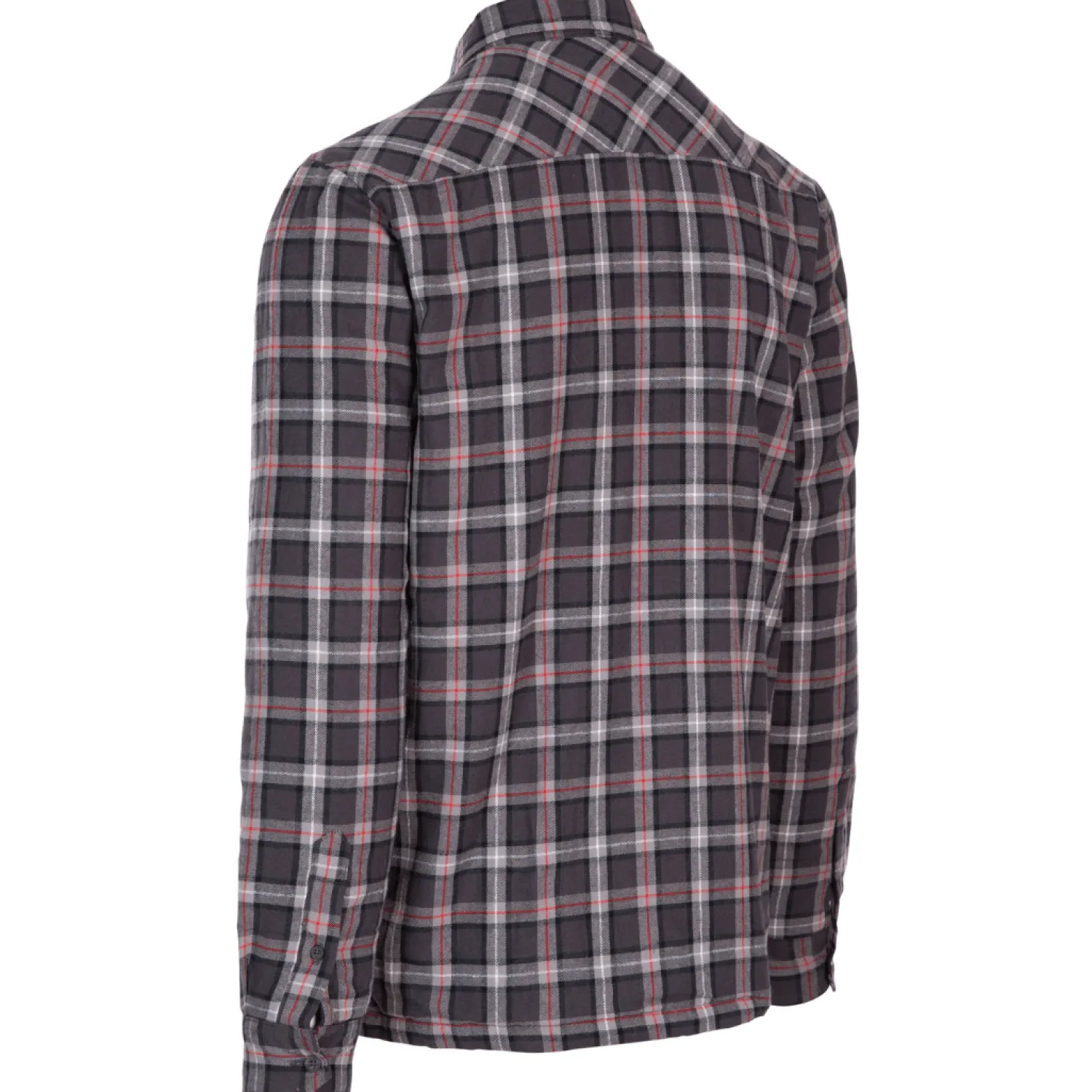 Clearance Trespass Fleece Skjorte Til Herre - Rapeseed - Gra