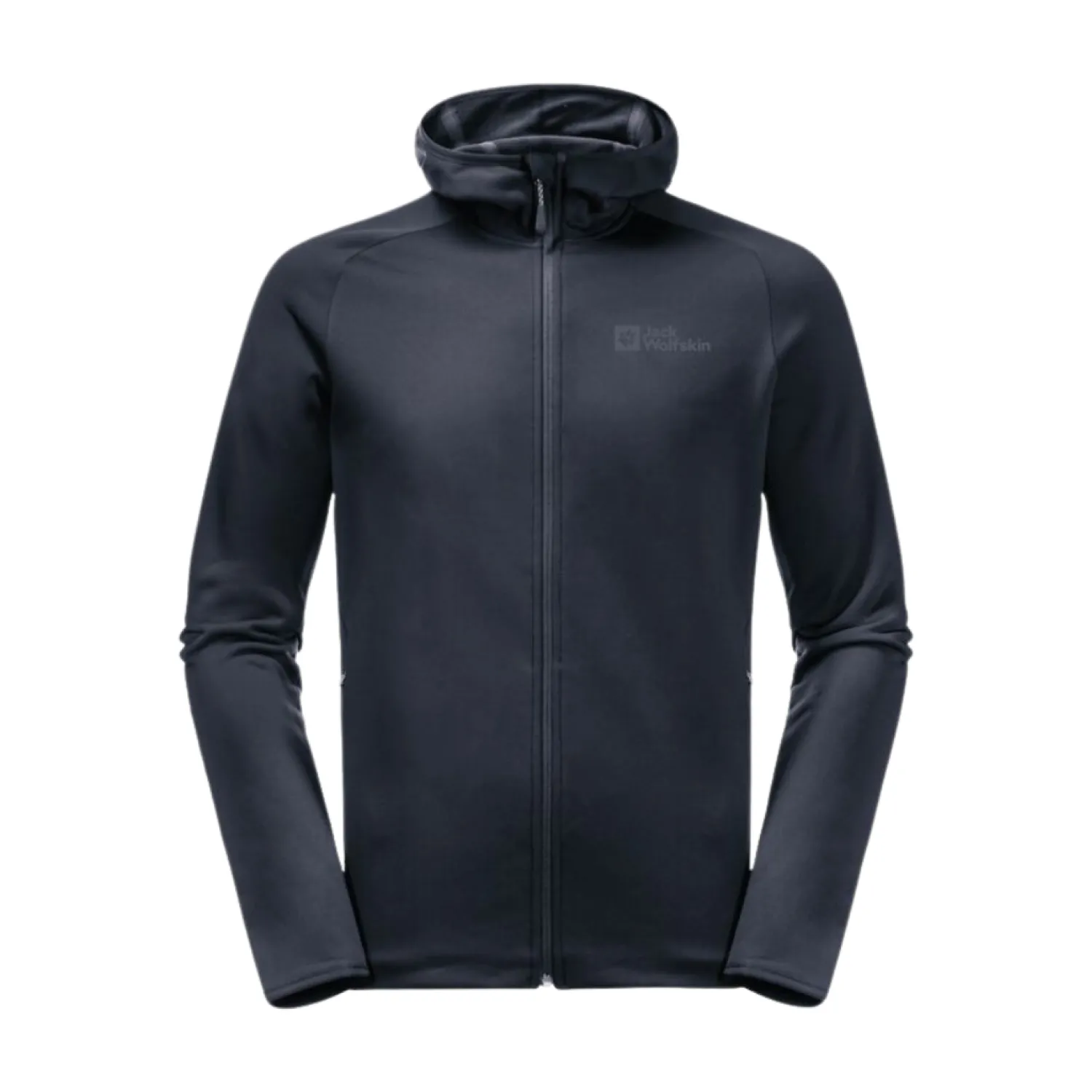 Cheap Jack Wolfskin Fleecejakke Til Herre - Baiselberg Hooded Fz M - Bla