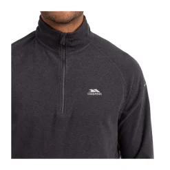 Cheap Trespass Fleecetroje Herre - Keynote - Morkegra (Kun Small Tilbage)