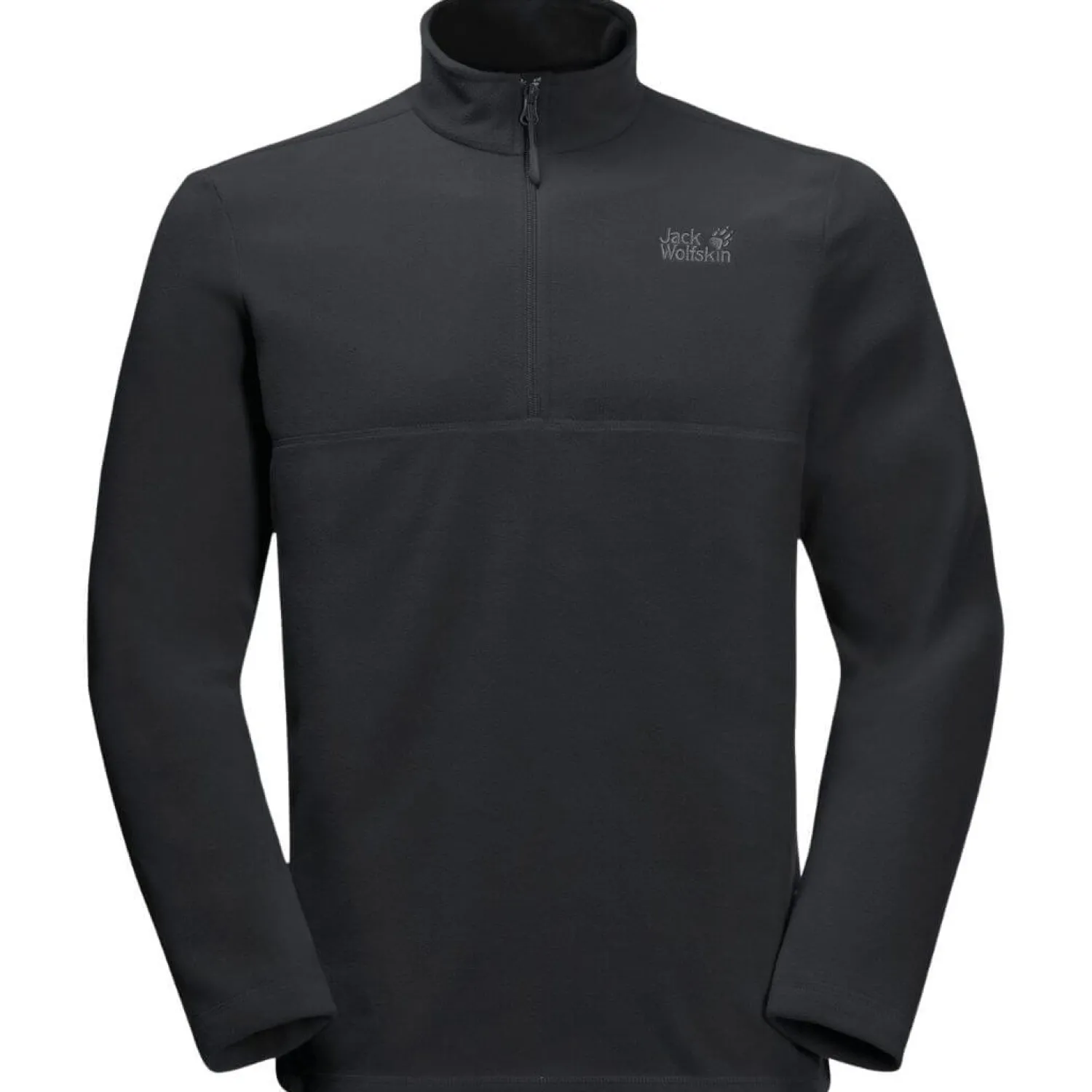 New Jack Wolfskin Fleecetroje Til Herre - Gecko - Sort