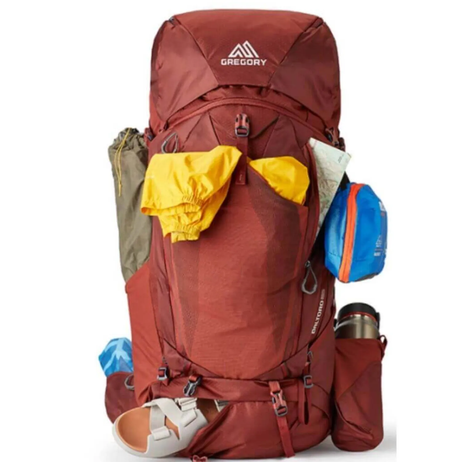 Clearance Gregory Baltoro Rygsaek - 65 Liter - Rod