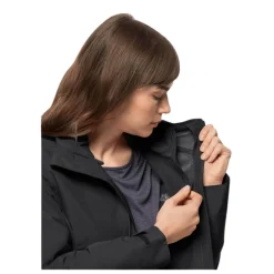 Shop Jack Wolfskin Jakke Til Dame - Moonrise 3-In-1 Jkt W - Sort