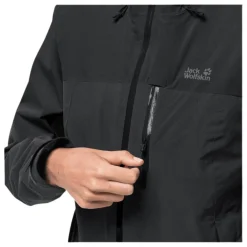Clearance Jack Wolfskin Jakke Til Dame - Go Hike Jacket W - Sort