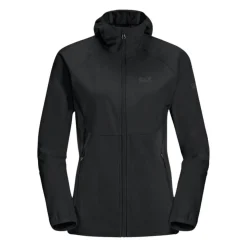 Flash Sale Jack Wolfskin Jakke Til Dame - Go Hike Softshell W - Sort