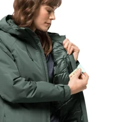 Flash Sale Jack Wolfskin Jakke Til Dame - Heidelstein Ins Jkt W - Gron