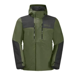 Flash Sale Jack Wolfskin Jakke Til Herre - Jasper 3-In-1 Jacket M - Gron
