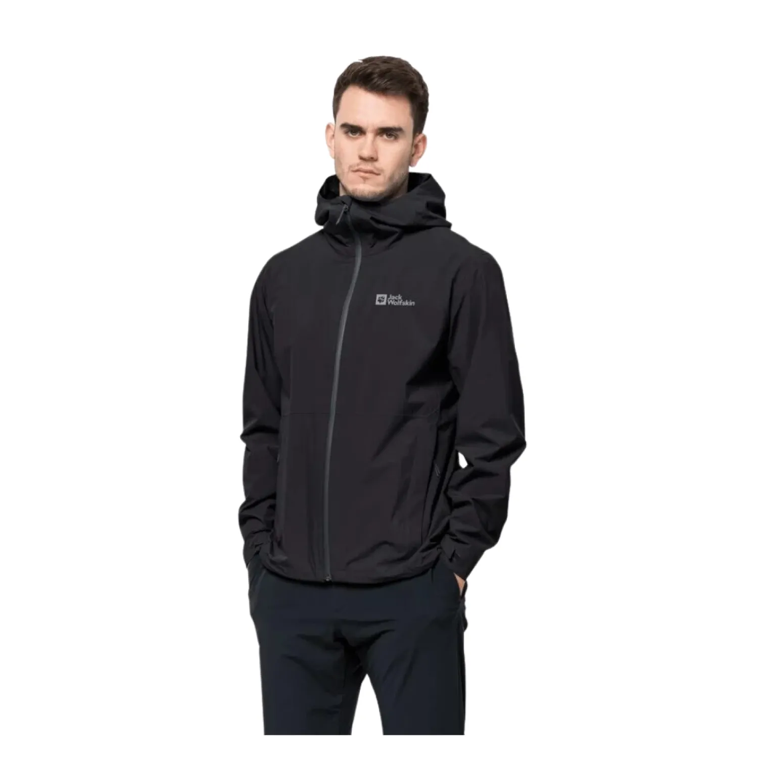 Discount Jack Wolfskin Jakke Til Herre - Pack & Go Shell M - Sort