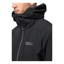 Discount Jack Wolfskin Jakke Til Herre - Pack & Go Shell M - Sort