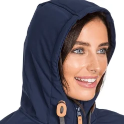 Discount Trespass Jakke Til Kvinder - Kristen - Navy
