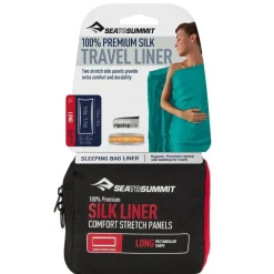 Store Sea To Summit Lagenpose - Silk Stretch Liner - Long - Rektangulaer