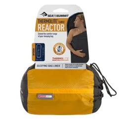 Store Sea To Summit Lagenpose - Reactor - Thermolite Mummy Liner - Sort