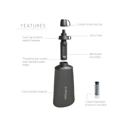Shop Lifestraw Peak Squeeze Bottle - 650 Ml