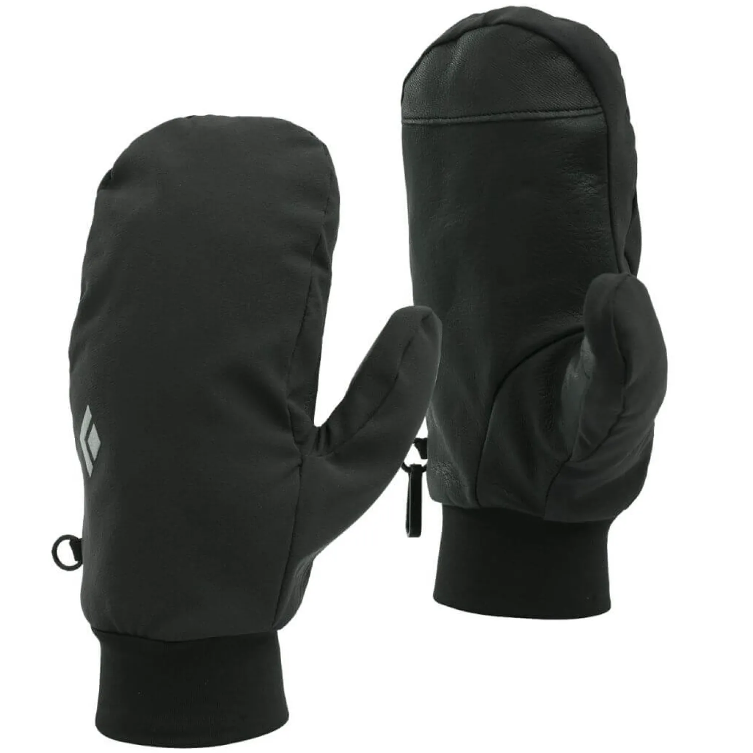 Best Black Diamond Luffer - Midweight Softshell Mitts - Sort