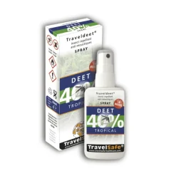 Outlet TravelSafe Myggespray - 40% Deet - 60 Ml