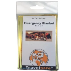 Shop TravelSafe Nodtaeppe - Guld Og Solv Side -