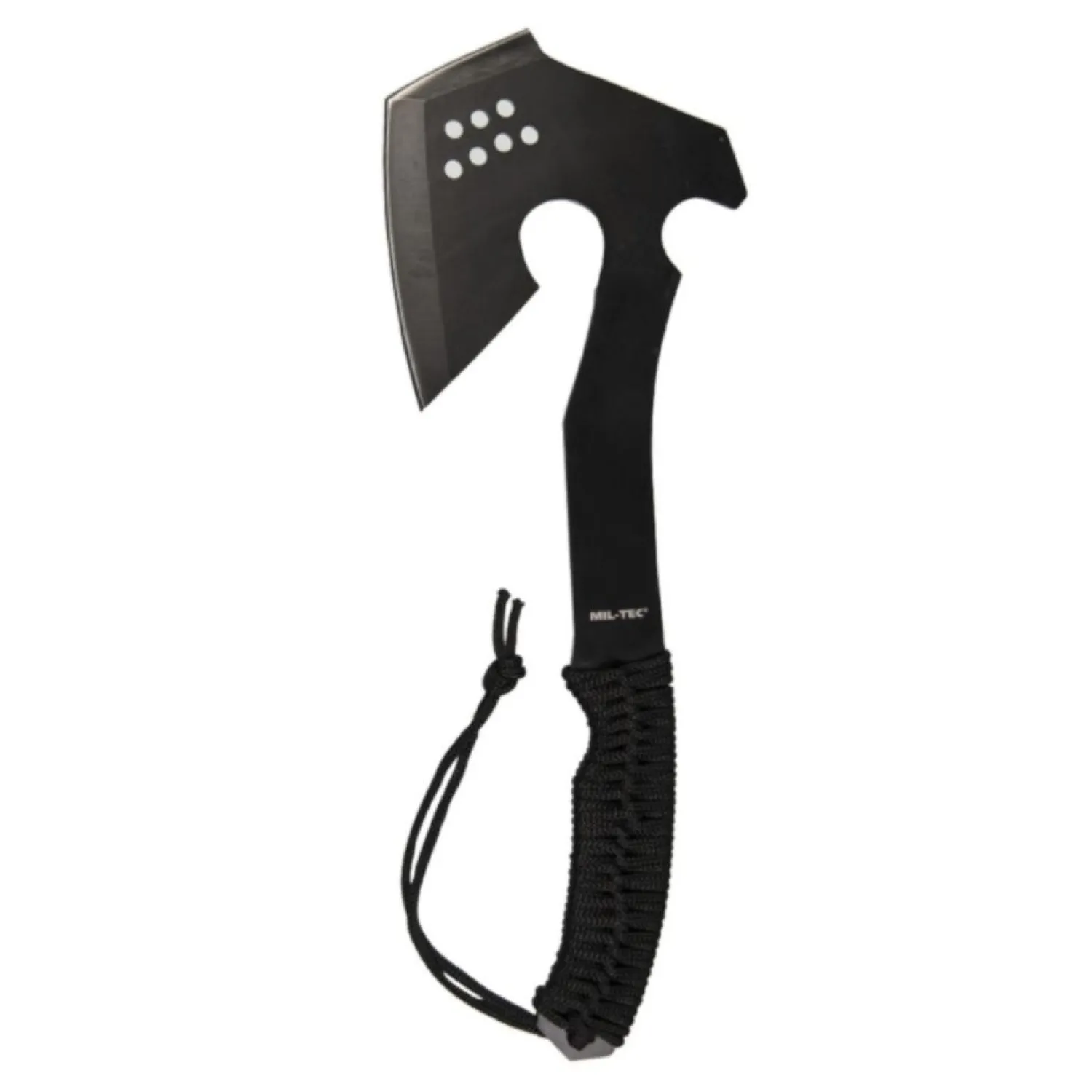 Online Mil-Tec Okse - Black Paracord Axe - Stal - Inkl Pose