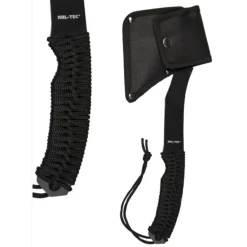 Online Mil-Tec Okse - Black Paracord Axe - Stal - Inkl Pose