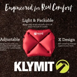 Outlet Klymit Oppustelig Hovedpude - X Pillow