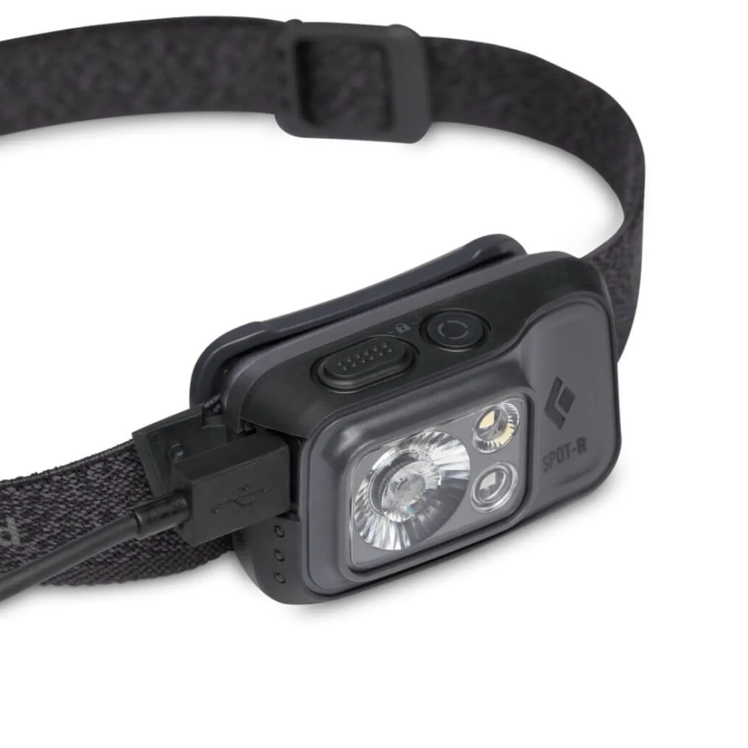 Fashion Black Diamond Pandelampe – Spot-R 400 Lumen - Genopladelig