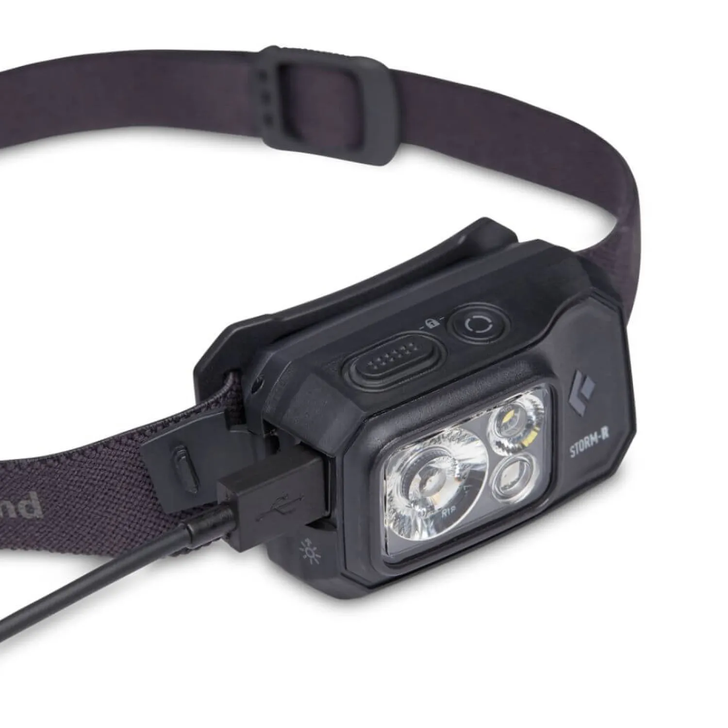 Fashion Black Diamond Pandelampe – Storm-R 500 Lumen – Genopladelig