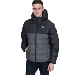 New Trespass Polstret Jakke Til Maend - Oskar - Sort