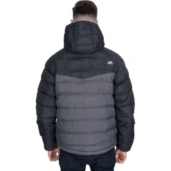 New Trespass Polstret Jakke Til Maend - Oskar - Sort