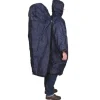 Cheap TravelSafe Poncho - Med Plads Til Backpack - Bla