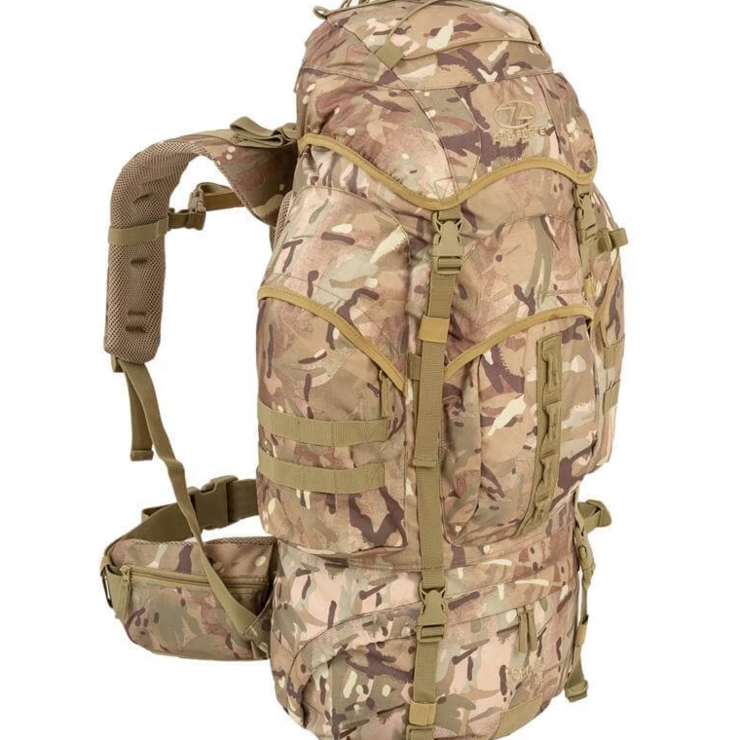 Store Highlander Pro Force Rygsaek - 66 Liter - Camo
