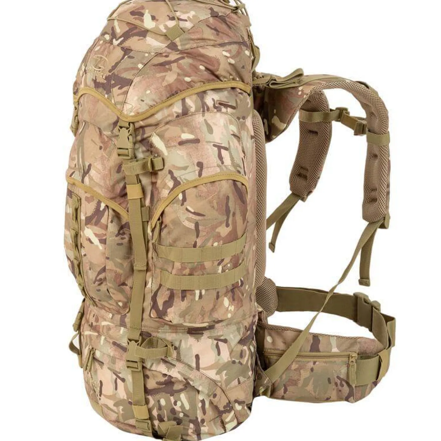 Store Highlander Pro Force Rygsaek - 66 Liter - Camo