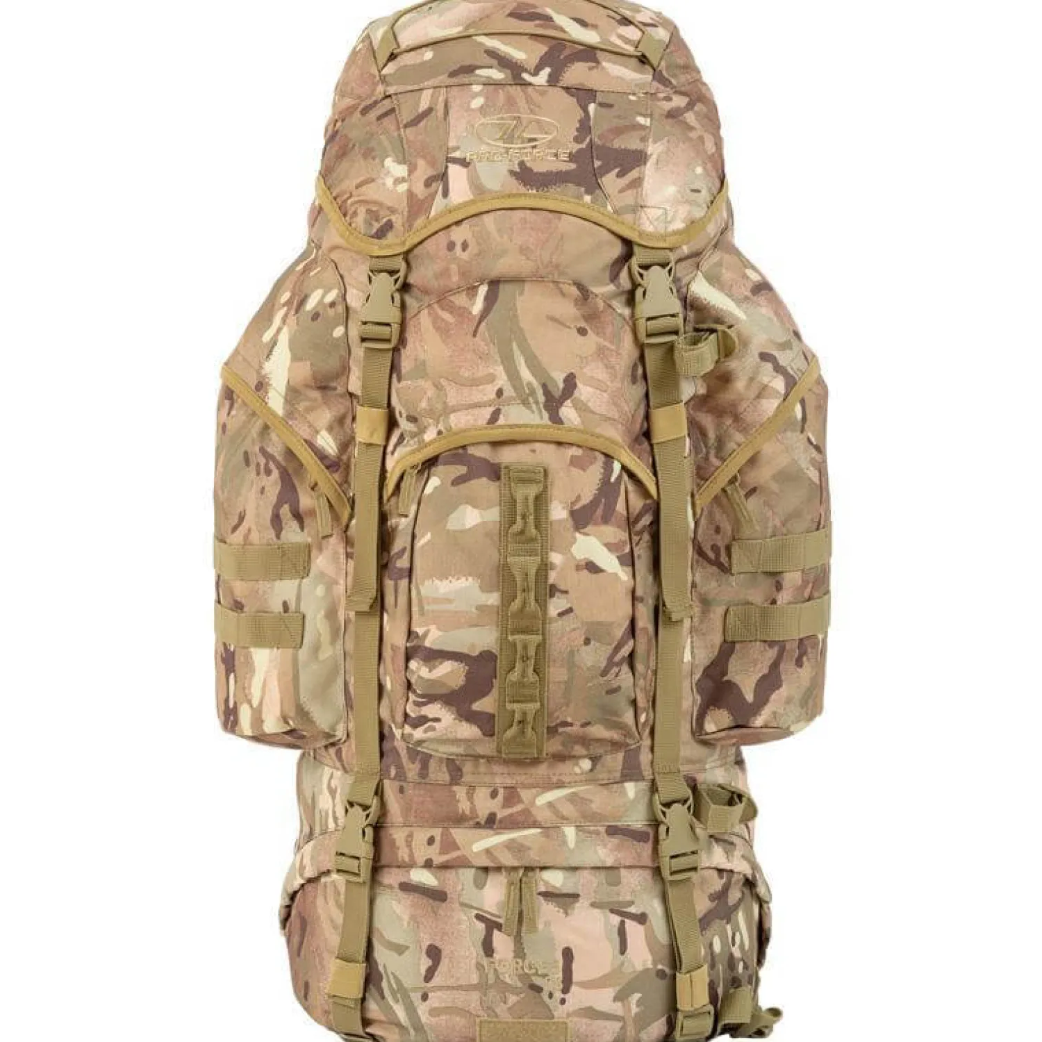 Store Highlander Pro Force Rygsaek - 66 Liter - Camo