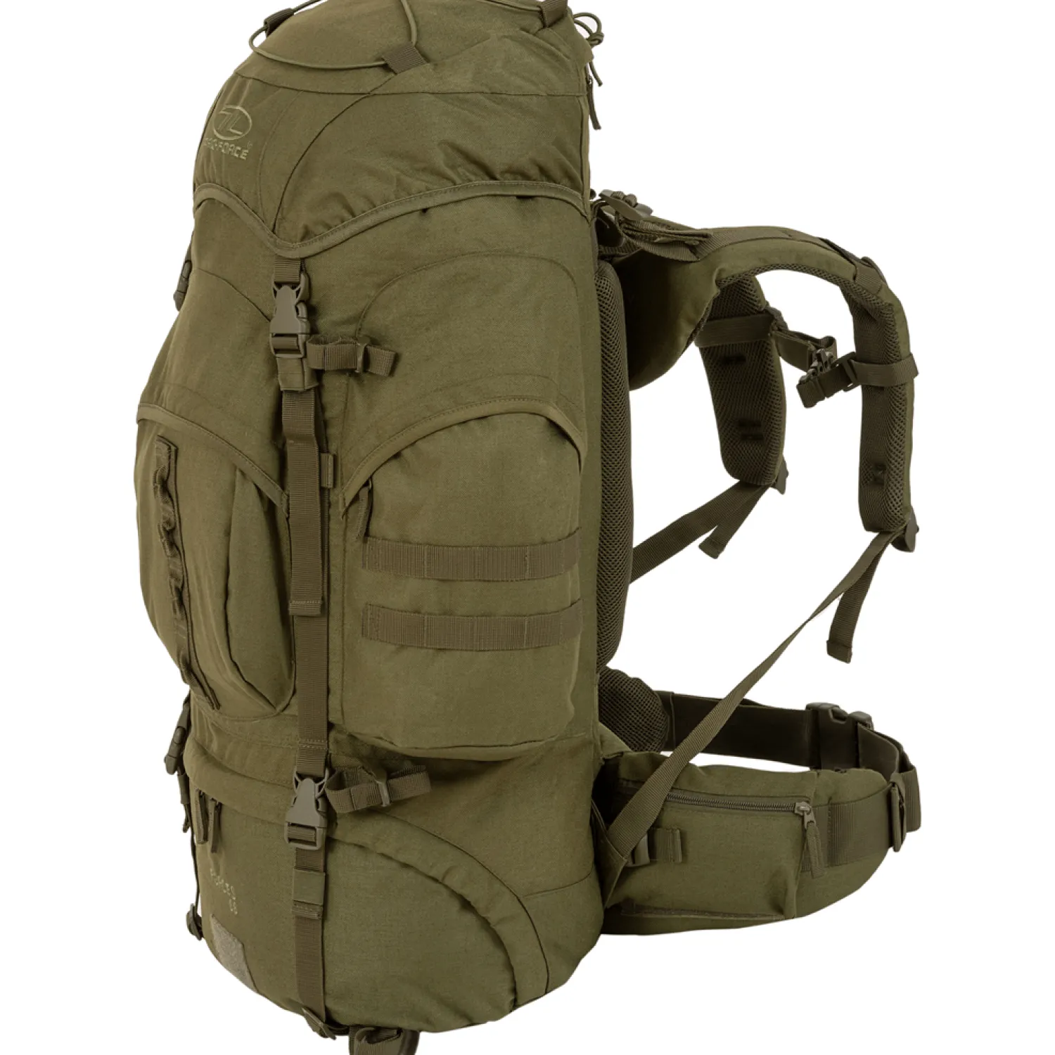 Fashion Highlander Pro Force Rygsaek - 66 Liter - Gron