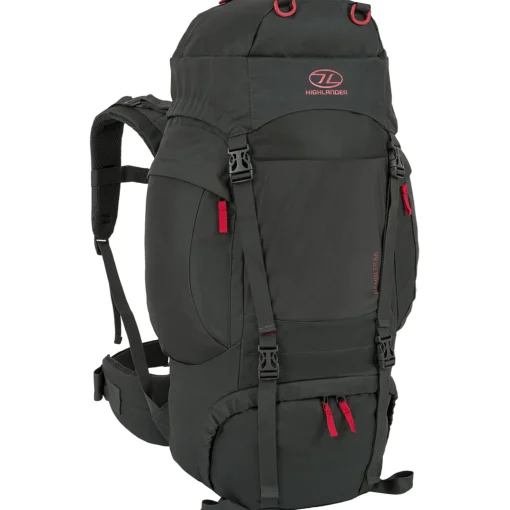 Outlet Highlander Rambler Rygsaek - 66 Liter - Sort