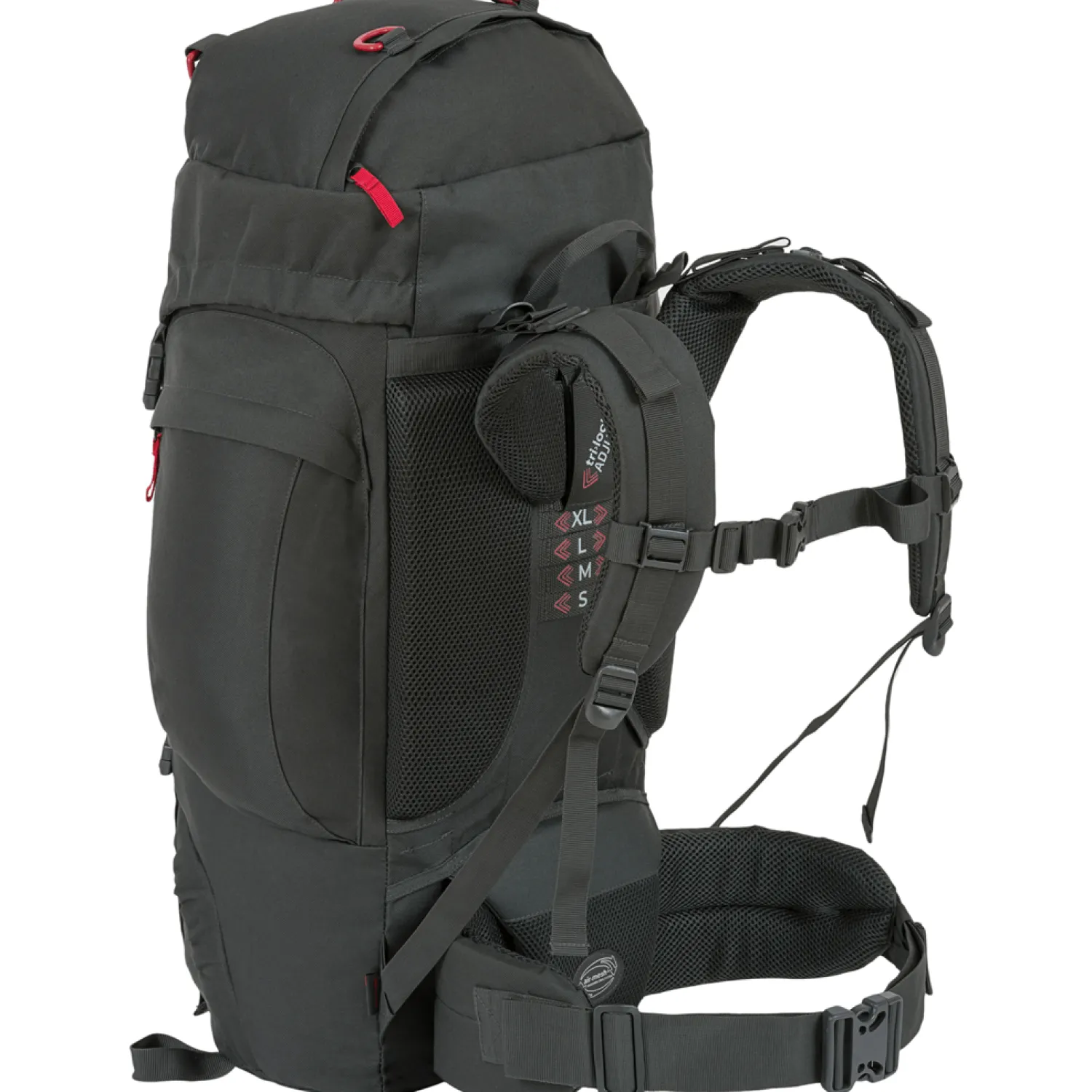 Outlet Highlander Rambler Rygsaek - 66 Liter - Sort