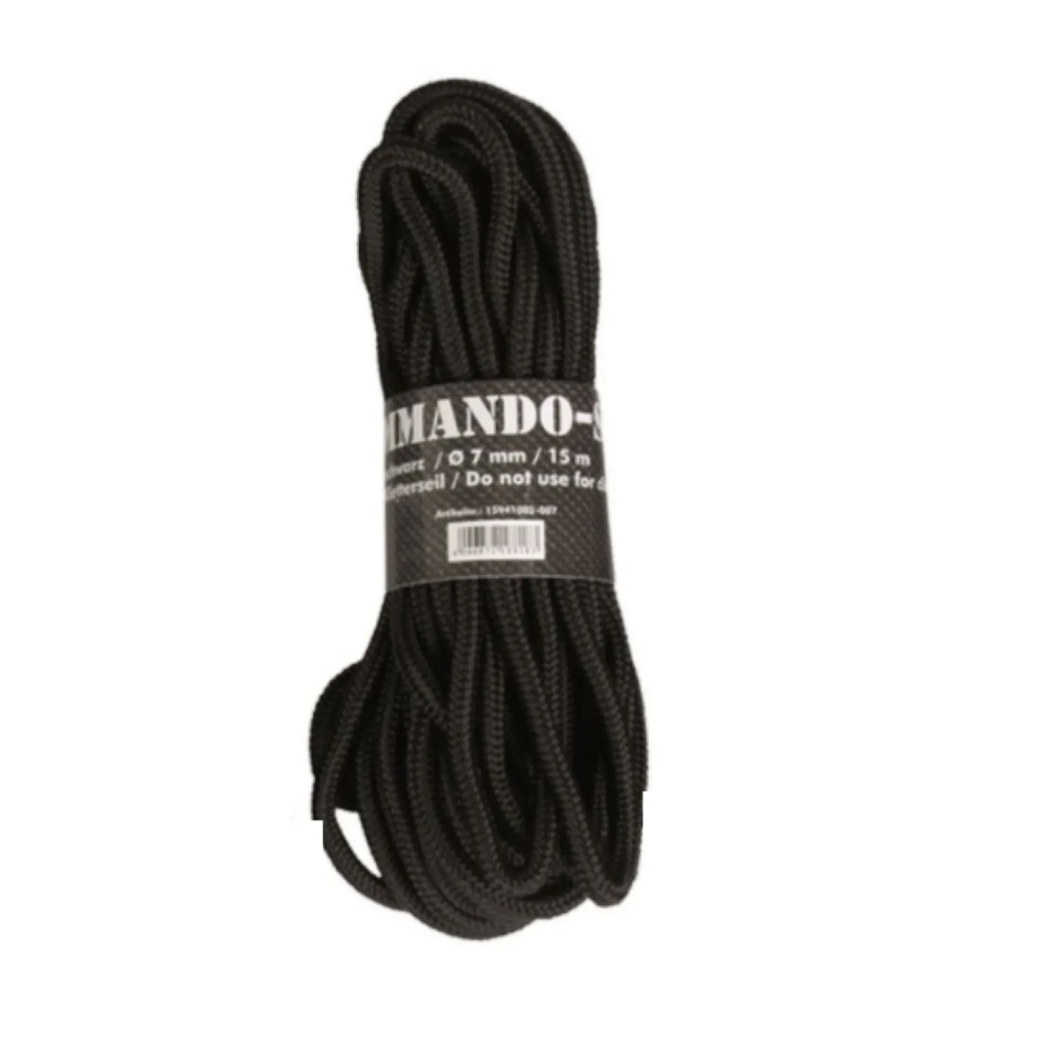Shop Mil-Tec Reb - 15 Meter - 7 Mm - Sort