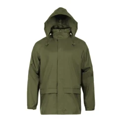 Store Highlander Regnjakke - Stormguard Stowaway - Maend - Gron