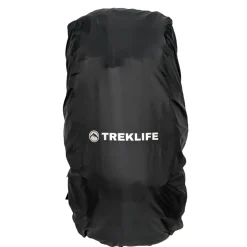 Store Treklife Regnslag Til Rygsaek - 50-75 Liter - Sort