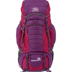 Store Highlander Rygsaek Til Kvinder - Expedition - 60 Liter - Lilla