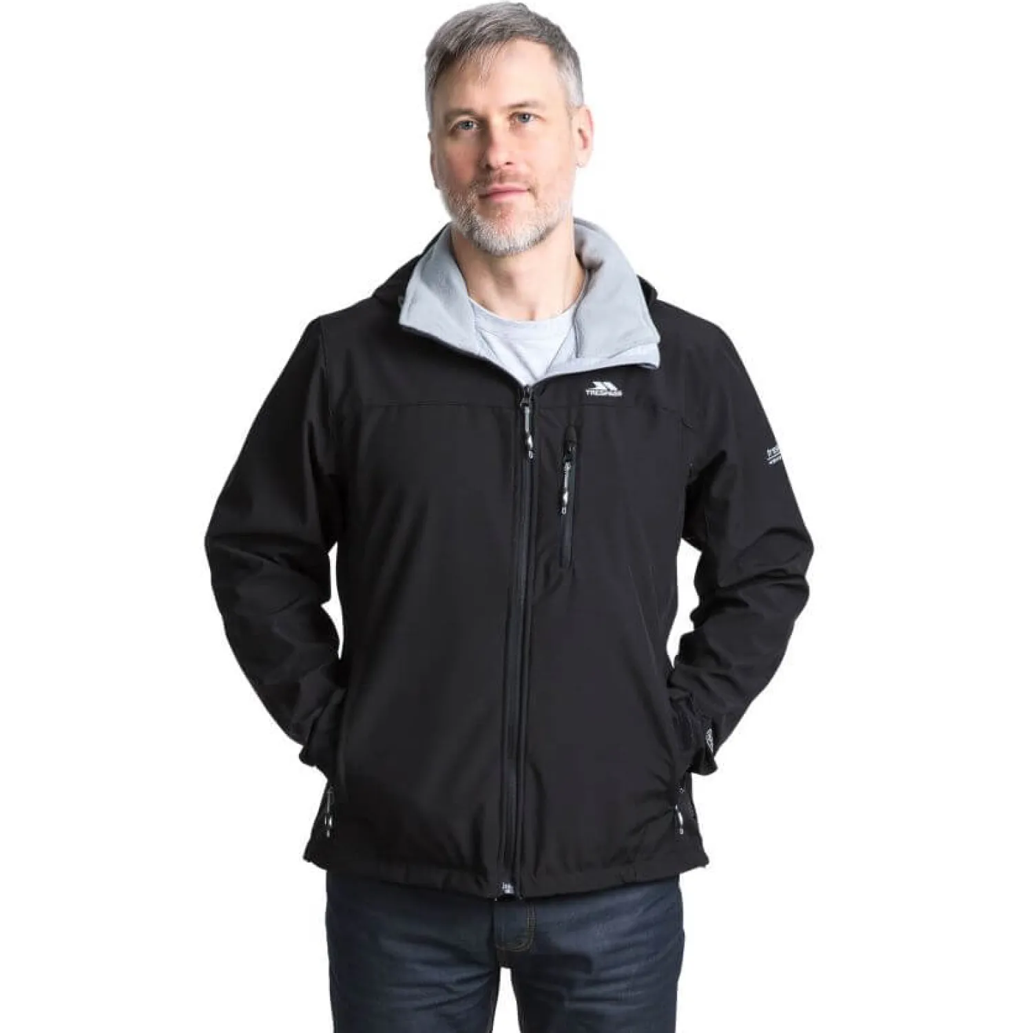 Best Sale Trespass Softshell Jakke - Stanford - Sort (Kun Xs Tilbage)