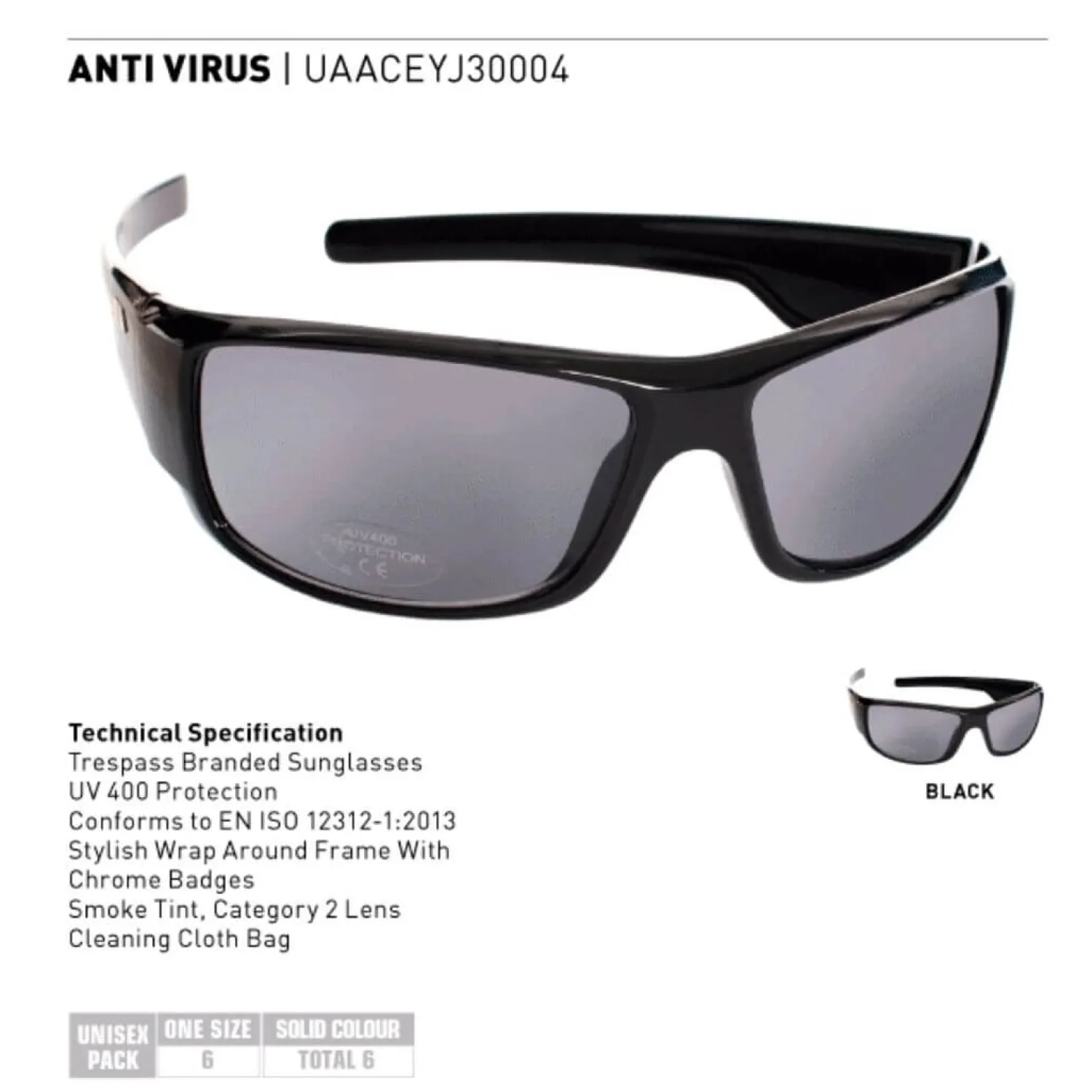 Shop Trespass Solbriller - Anti Virus