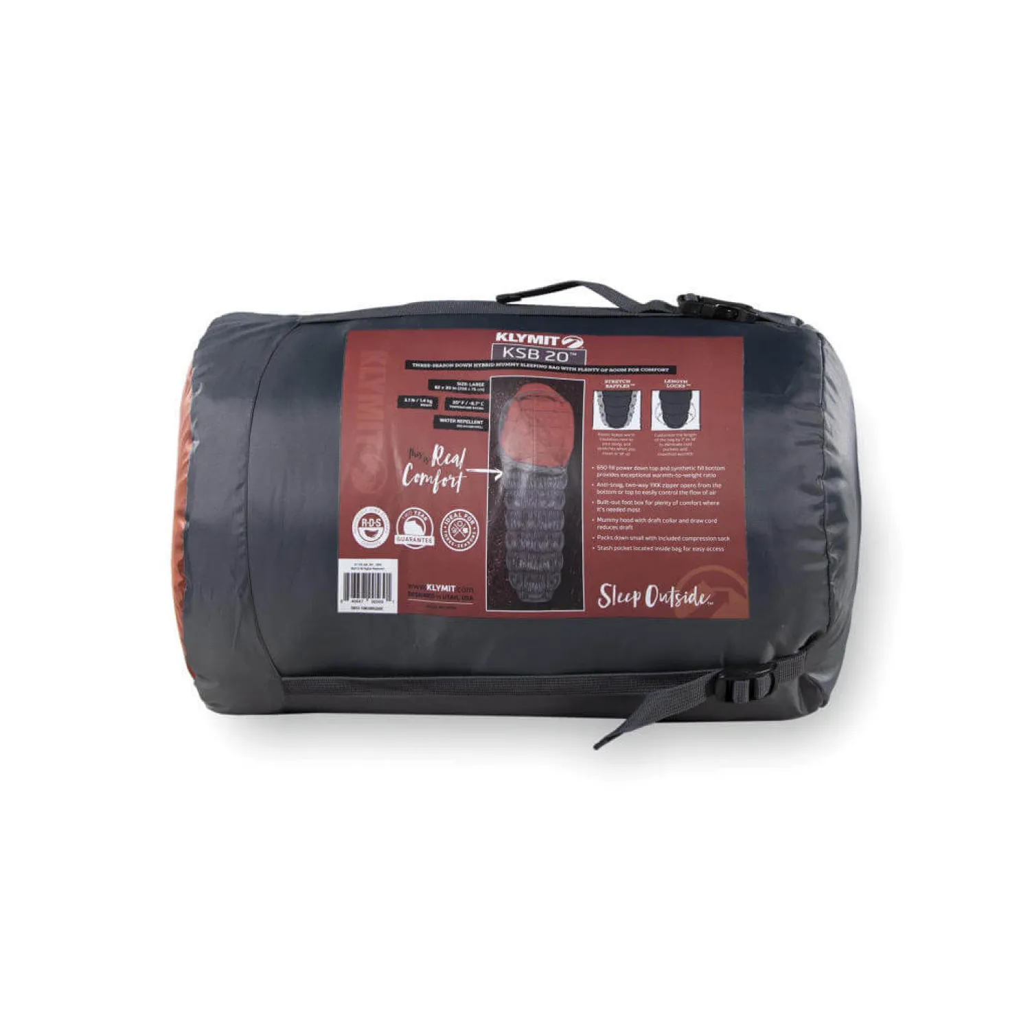 Flash Sale Klymit Sovepose - Ksb 20 Xl - 3-4 Sæsons