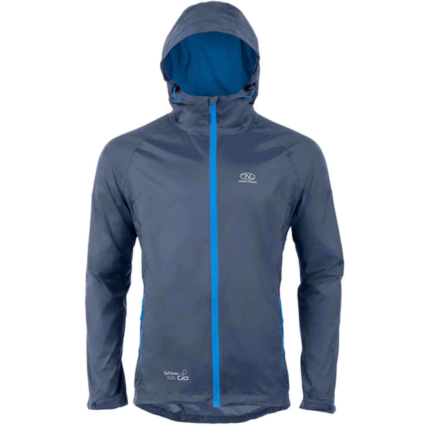 Store Highlander Stow&Go Jakke - Vandtaet - Bla